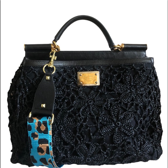 Dolce & Gabbana, Bags, Dolce Gabbana Sicily Bag Black